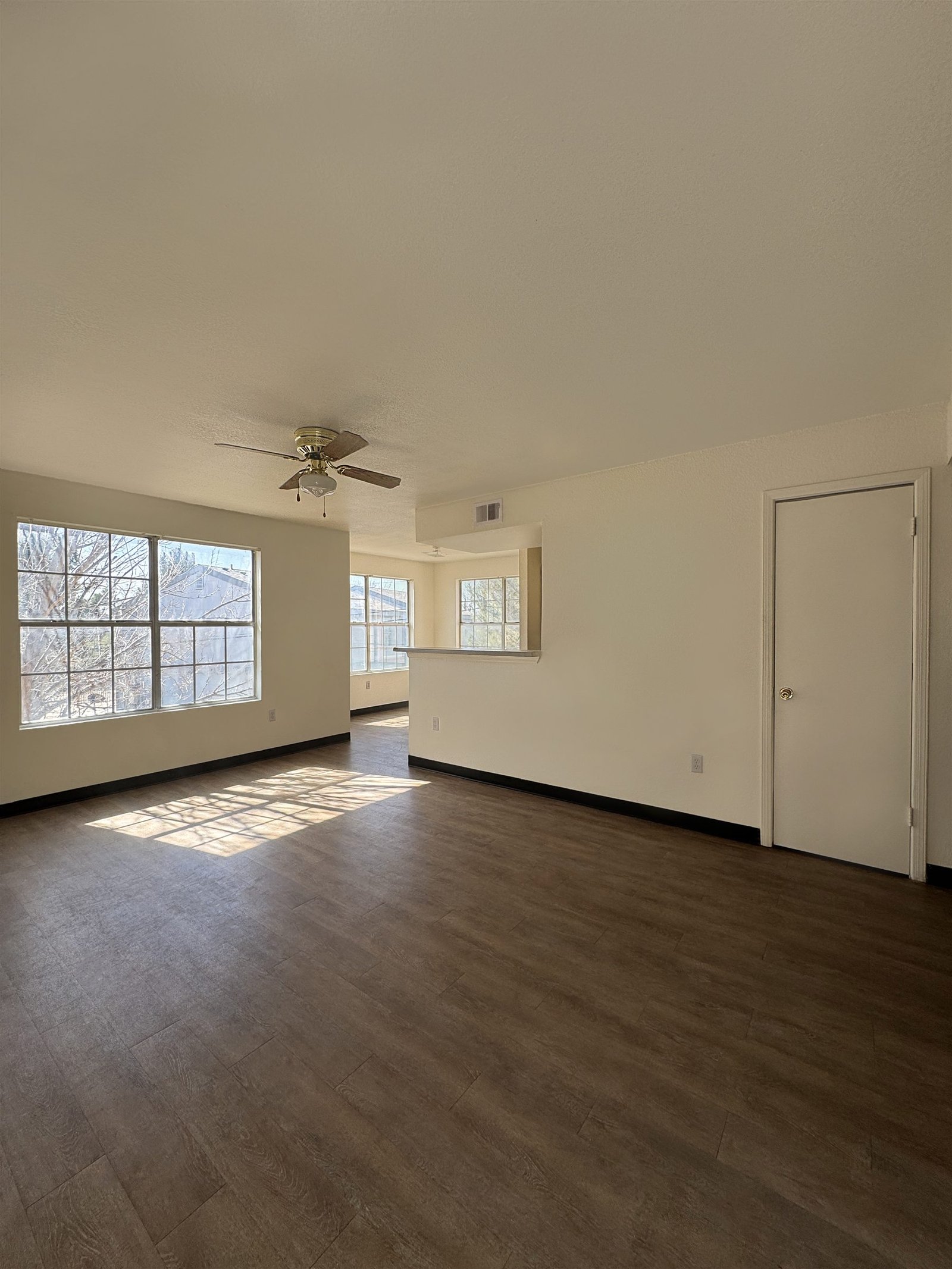Open living and dining area at Avalon Cove
